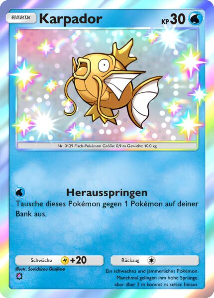 Karpador-214-161-Weisheit-von-Meer-und-Himmel-A4-Pokémon-TCG-Sammelkartenspiel-Pocket-Karte