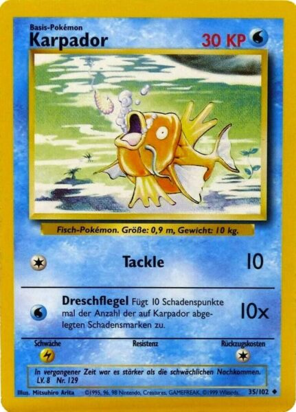 Karpador_35-102_Basis-Set_Grundset_Pokemon-Karte_TCG