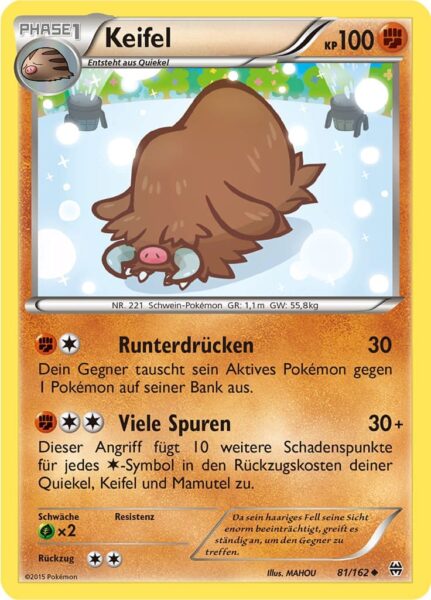 Keifel-81-162-XY-TURBOstart-Pokémon-Karte-Deutsch