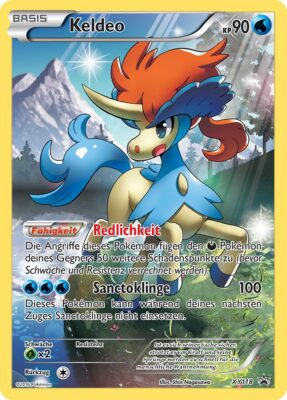 Keldeo-XY118-Generations-Black-Star-Promo-Pokémon-Karte
