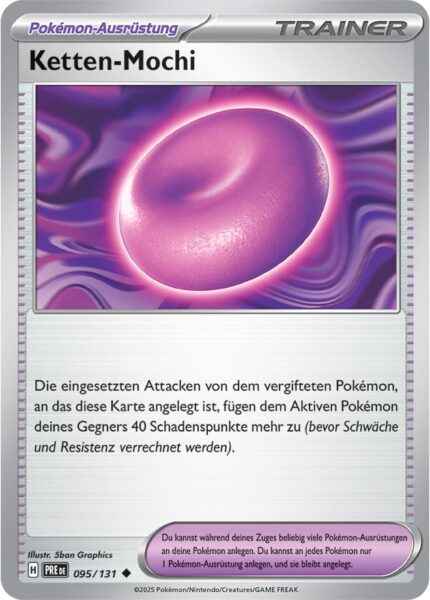 Ketten-Mochi-095-131-Prismatische-Entwicklungen-Pokémon-Karte-Deutsch-Karmesin-Purpur-TCG-Sammelkartenspiel