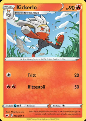 Kickerlo-033-Schwert-Schild-Pokémon-Karte