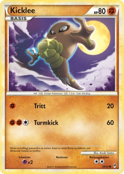 Kicklee-58-95-Ruf-der-Legenden-Pokémon-Karte-Deutsch-TCG-Sammelkartenspiel