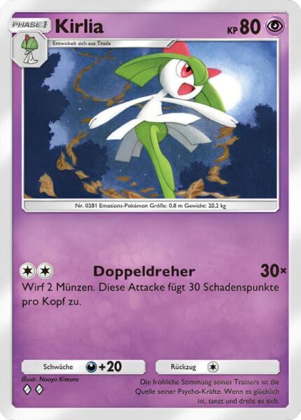 Kirlia-064-155-B3-Pulsierende-Aura-Pokémon-TCG-Sammelkartenspiel-Pocket-Karte-Deutsch