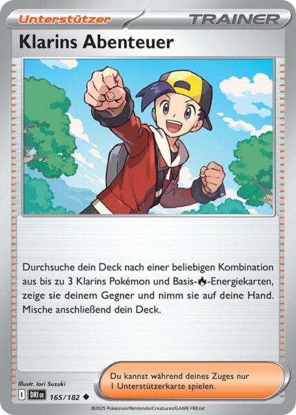 Klarins-Abenteuer-165-182-Ewige-Rivalen-Pokémon-Karte-Karmesin-Purpur-Deutsch