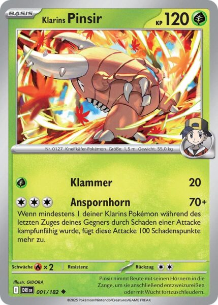 Klarins-Pinsir-001-182-Ewige-Rivalen-Pokémon-Karte-Karmesin-Purpur-Deutsch
