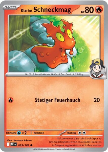 Klarins-Schneckmag-035-182-Ewige-Rivalen-Pokémon-Karte-Karmesin-Purpur-Deutsch