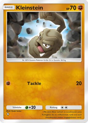 Kleinstein-147-Pokémon-TCG-Sammelkartenspiel-Pocket-Unschlagbare-Gene-Digitale-Karte-2024