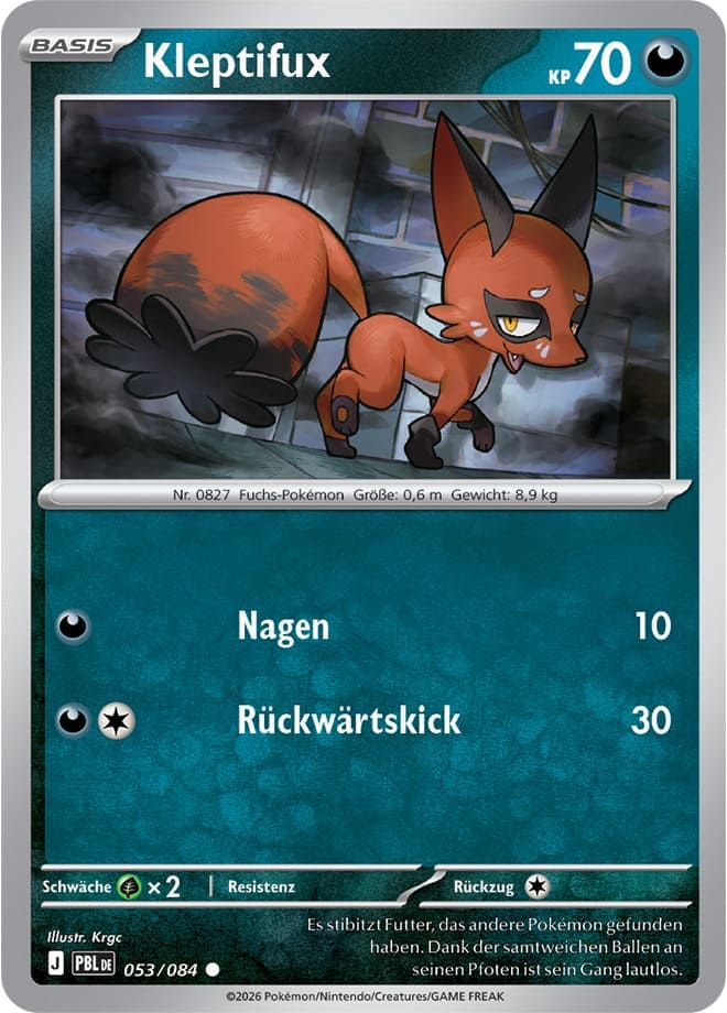 Kleptifux-053-084-PBL-DE-Dunkelnacht-Pokémon-Karte-Deutsch