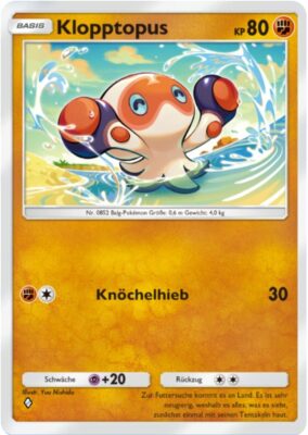 Klopptopus-162-Pokémon-TCG-Sammelkartenspiel-Pocket-Unschlagbare-Gene-Digitale-Karte