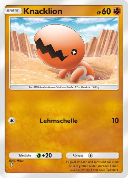 Knacklion-076-155-B3-Pulsierende-Aura-Pokémon-TCG-Sammelkartenspiel-Pocket-Karte-Deutsch