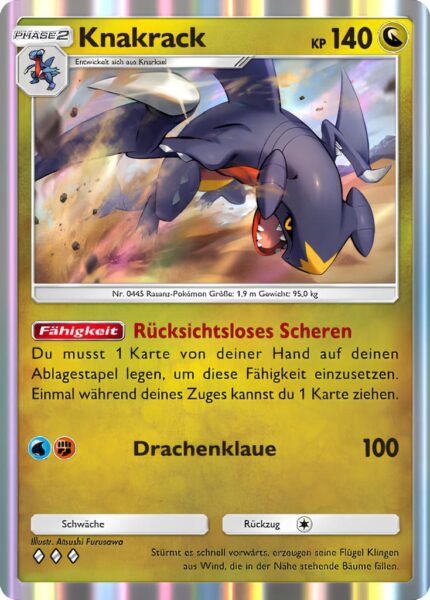Knakrack-123-207-Kollision-von-Raum-und-Zeit-Pokémon-TCG-Sammelkartenspiel-Pocket-Karte