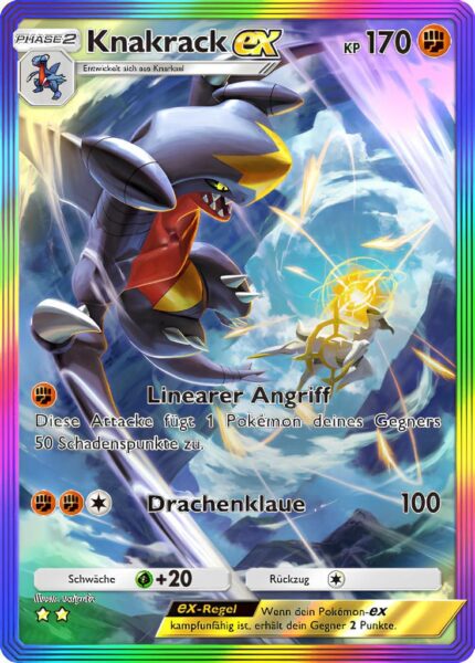 Knakrack-ex-093-075-A2a-Licht-des-Triumphs-Pokémon-TCG-Sammelkartenspiel-Pocket-Special-Illustration-Rare-Karte