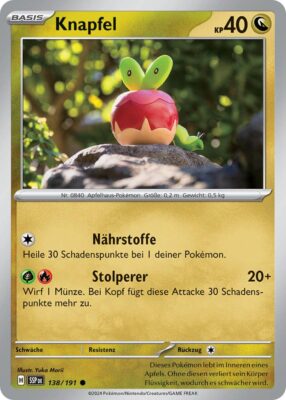Knapfel-138-191-SSP-DE-Karmesin-Purpur-Stürmische-Funken-Pokémon-Karte-Deutsch-TCG