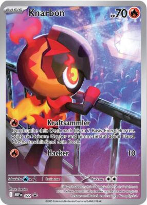 Knarbon-MEP-DE-022-Black-Star-Promo-Pokémon-Karte-Fatale-Flammen