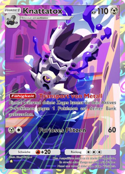 Knattatox-074-069-B2b-Mega-Schillern-Pokémon-TCG-Sammelkartenspiel-Pocket-Karte-Deutsch