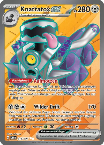 Knattatox-ex_216-197_OBF_Obsidianflammen_Obsidian-Flames_Pokémon-Karte_Deutsch