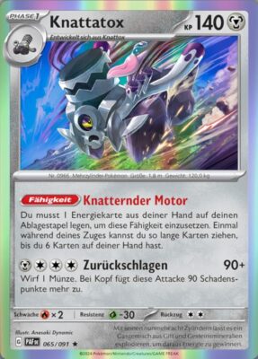Knattatox_065-091_PAF-DE_Paldeas-Schicksale_Paldean-Fates_Pokémon-Karte_Deutsch