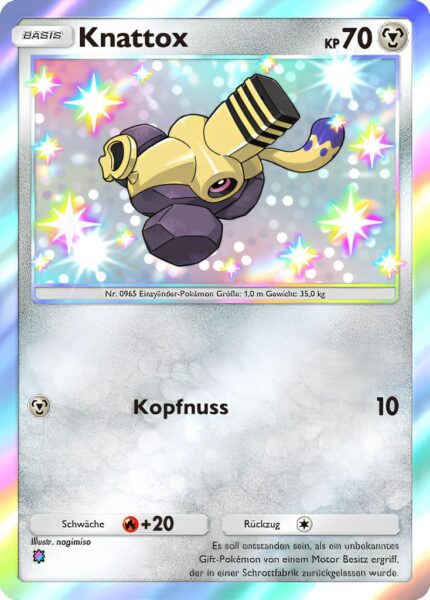 Knattox-105-072-A2b-Glänzendes-Festival-Pokémon-TCG-Sammelkartenspiel-Pocket-Full-Shiny-Schillernd-Karte-Deutsch