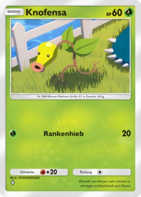 Knofensa-018-Pokémon-TCG-Sammelkartenspiel-Pocket-Unschlagbare-Gene-Digitale-Karte-2024