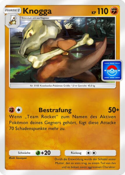 Knogga-092-P-B-Promo-Karte-Pokémon-TCG-Sammelkartenspiel-Pocket