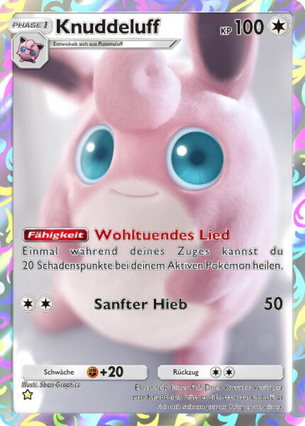 Knuddeluff-078-072-A2b-Glänzendes-Festival-Pokémon-TCG-Sammelkartenspiel-Pocket-Illustration-Karte-Deutsch