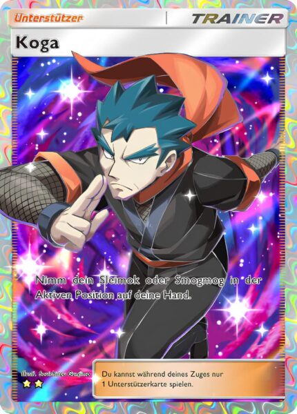 Koga-269-Pokémon-TCG-Sammelkartenspiel-Pocket-Unschlagbare-Gene-Full-Art-Special-Illustration-Rare-Digitale-Karte-2024