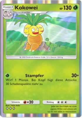 Kokowei-22-Pokémon-TCG-Sammelkartenspiel-Pocket-Unschlagbare-Gene-Digitale-Karte