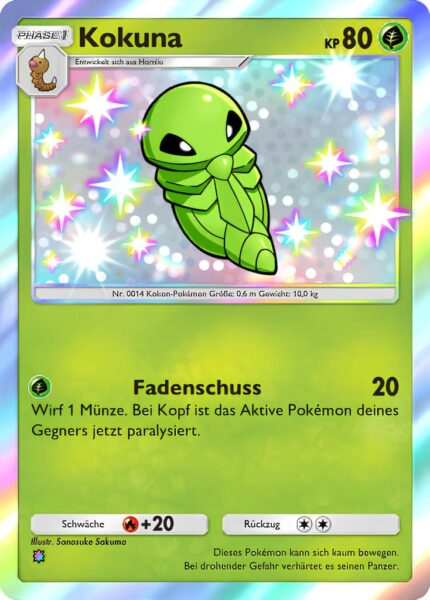 Kokuna-098-072-A2b-Glänzendes-Festival-Pokémon-TCG-Sammelkartenspiel-Pocket-Full-Shiny-Schillernd-Karte-Deutsch