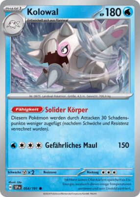 Kolowal-054-191-SSP-DE-Karmesin-Purpur-Stürmische-Funken-Pokémon-Karte-Deutsch-TCG