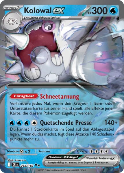 Kolowal-ex-065-182-Ewige-Rivalen-Pokémon-Karte-Karmesin-Purpur-Deutsch