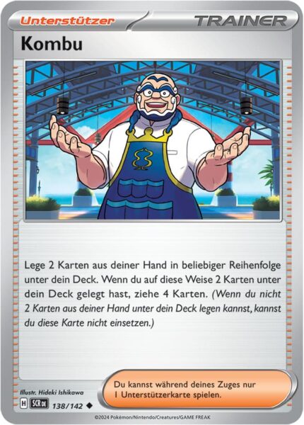 Kombu-138-142-Karmesin-Purpur-Stellarkrone-Pokémon-Karte-Deutsch - TCG-Sammelkartenspiel-2024