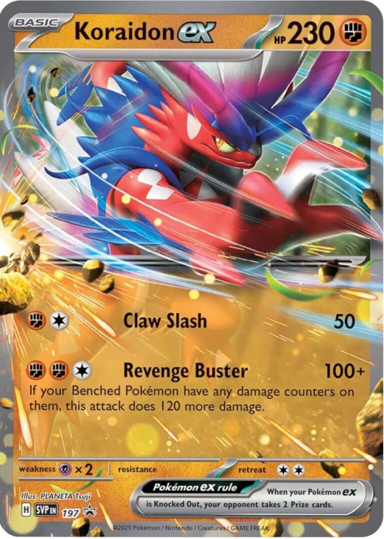 Koraidon-ex-SVP-197-Black-Star-Promo-Pokémon-Karte-Englisch