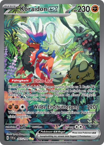 Koraidon-ex_247-198_Karmesin-Purpur_Special-Illustration-Rare-Alternate-Art_Pokémon-Karte