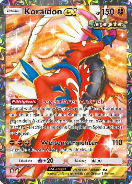 Koraidon-ex–084-074-B3a-Paradoxansturm-Pokémon-TCG-Sammelkartenspiel-Pocket-Karte-Deutsch
