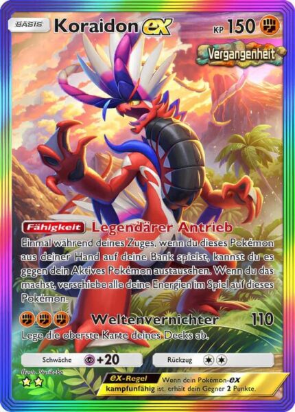 Koraidon-ex–092-074-B3a-Paradoxansturm-Pokémon-TCG-Sammelkartenspiel-Pocket-Karte-Deutsch