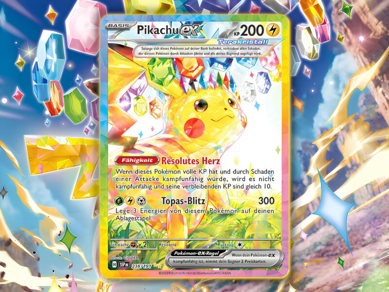 Kostenlose-digitale-Pokémon-Karte-Terakristall-Stelllar-Pikachu-ex-Stürmische-Funken-TCG-Live-1