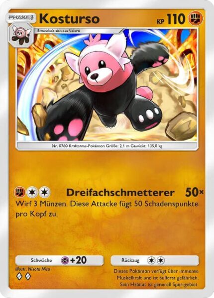 Kosturso-091-155-B3-Pulsierende-Aura-Pokémon-TCG-Sammelkartenspiel-Pocket-Karte-Deutsch