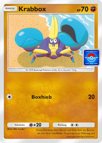Krabbox-071-P-A-Pokémon-TCG-Sammelkartenspiel-Pocket-Promo-Karte-Deutsch