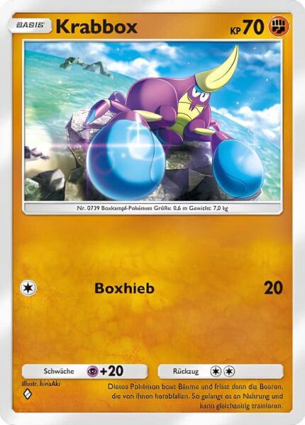 Krabbox-097-155-A3-Hüter-des-Firmaments-Pokémon-TCG-Sammelkartenspiel-Pocket-Karte