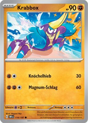 Krabbox_114-197_OBF_Obsidianflammen_Obsidian-Flames_Pokémon-Karte_Deutsch