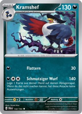 Kramshef_132-193_Entwicklungen-in-Paldea_Pokémon-Karte