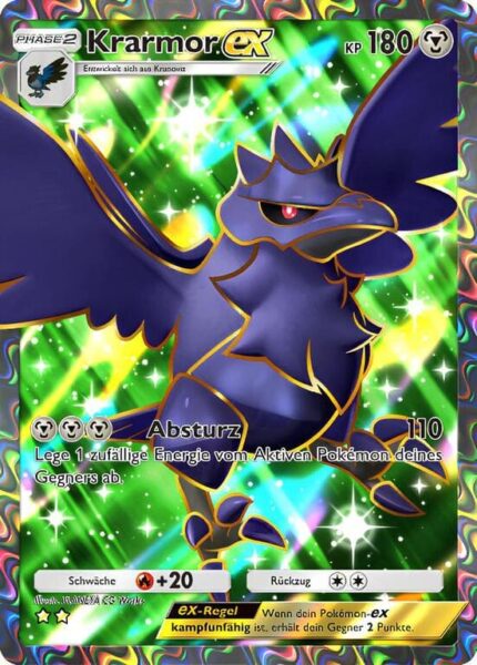Kramurx-ex-187-155-B3-Pulsierende-Aura-Pokémon-TCG-Sammelkartenspiel-Pocket-Karte-Deutsch