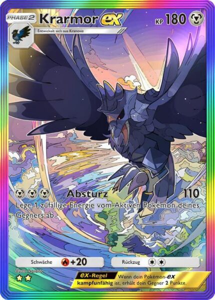 Kramurx-ex-200-155-B3-Pulsierende-Aura-Pokémon-TCG-Sammelkartenspiel-Pocket-Karte-Deutsch
