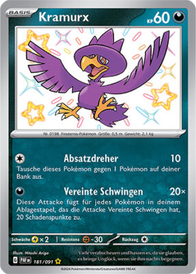 Kramurx_181-091_PAF-DE_Shiny_Schillernd_Paldeas-Schicksale_Pokémon-Karte_Deutsch