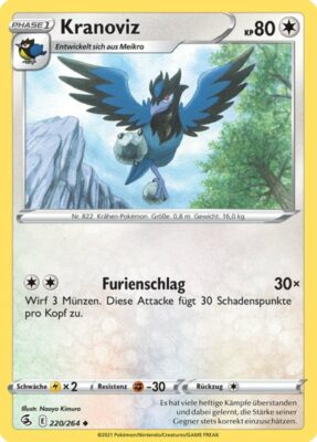 Kranoviz_Fusionsangriff_220_Pokémon-Karte