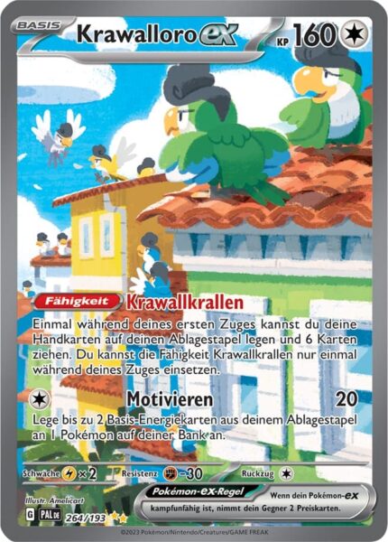 Krawalloro-ex_264-193_Entwicklungen-in-Paldea_Pokémon-Karte