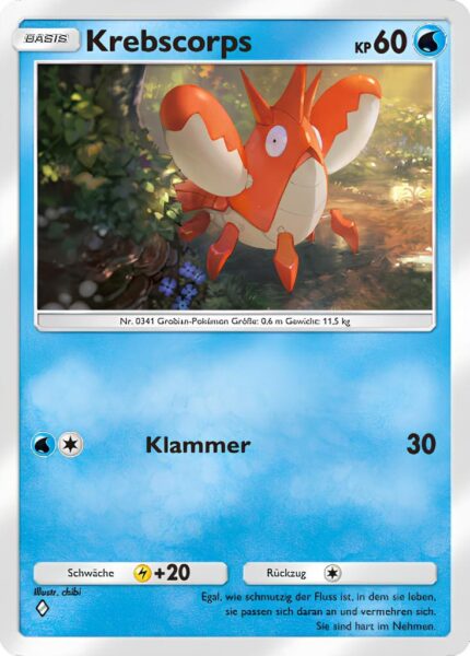 Krebscorps-060-161-Weisheit-von-Meer-und-Himmel-A4-Pokémon-TCG-Sammelkartenspiel-Pocket-Karte