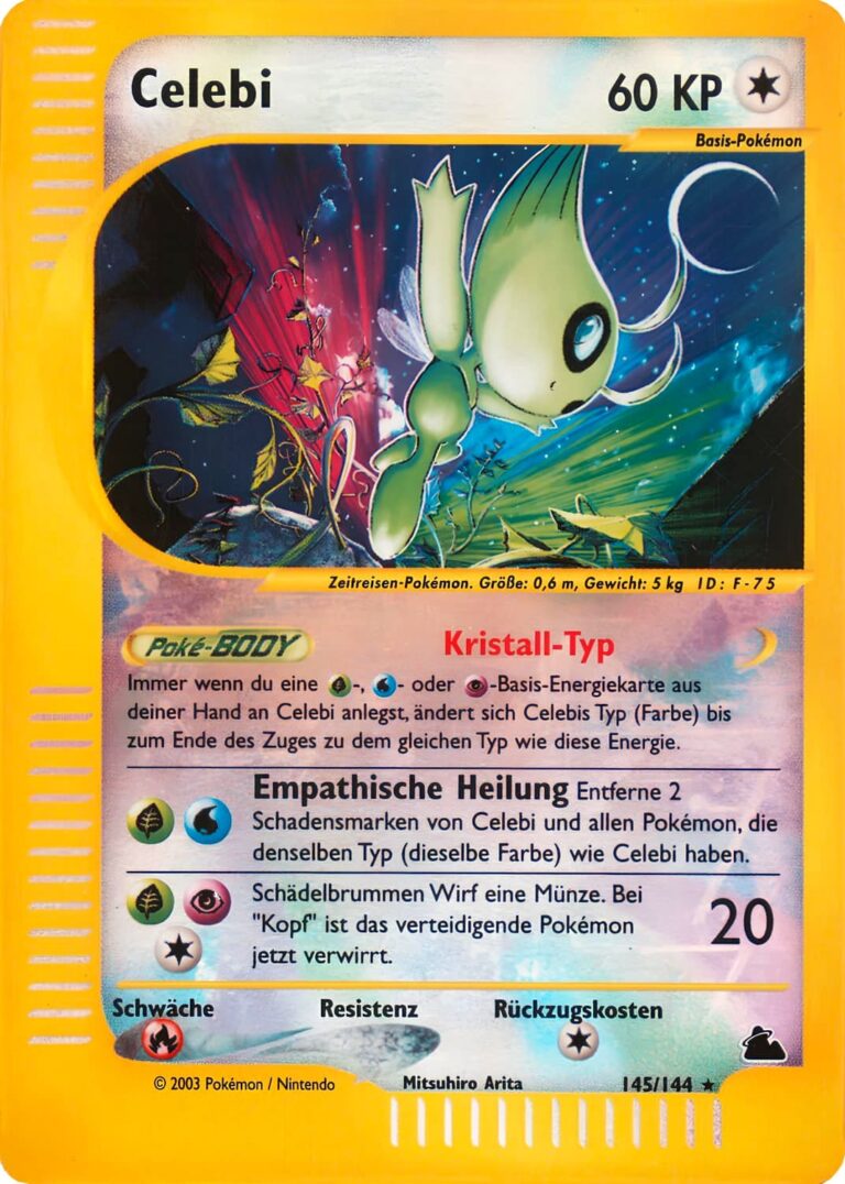 Kristall-Celebi_145-144_Skyridge-Holo-Pokémon-Karte_Deutsch_2003