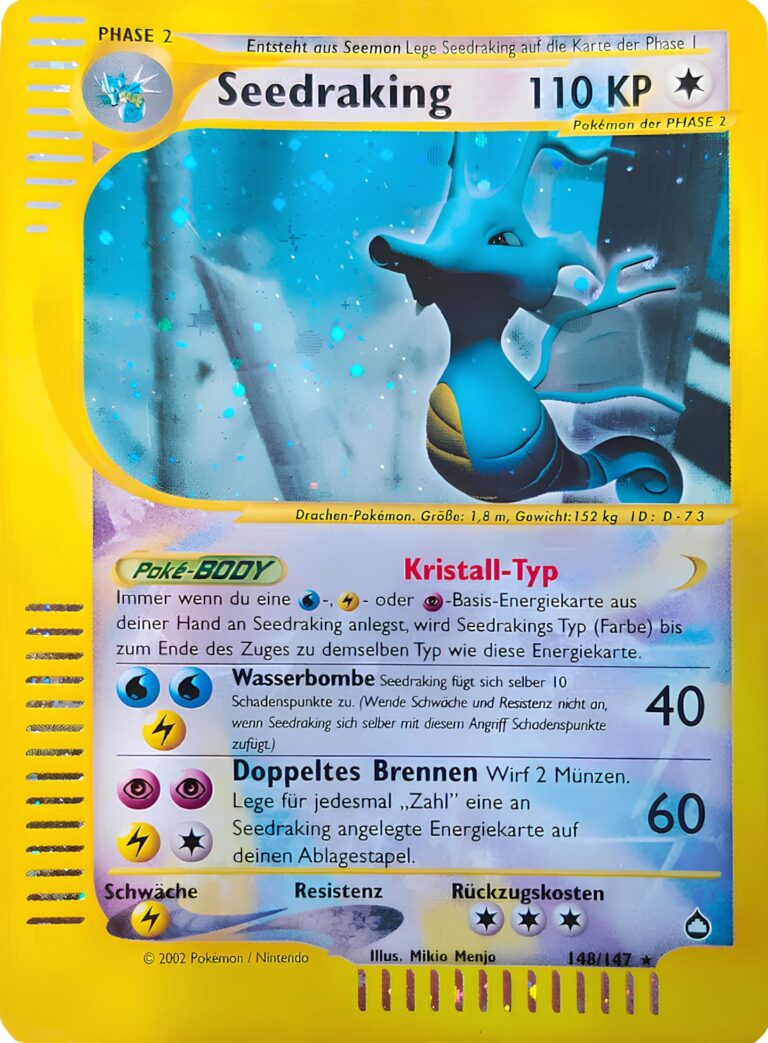 Kristall-Seedraking_148-147_Aquapolis_Pokémon-Karte_Deutsch